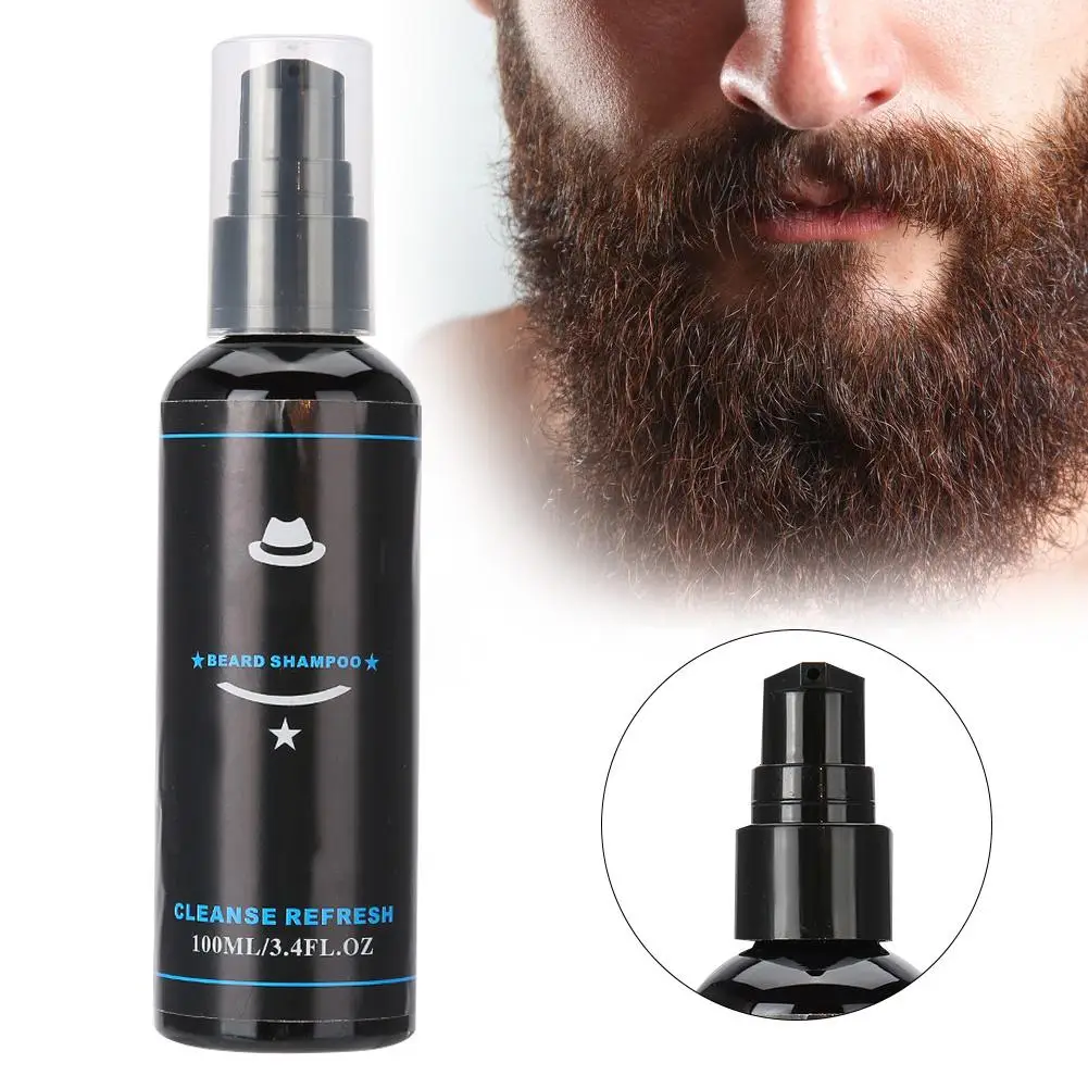 100 мл натуральное кокосовое масло для мужчин шампунь бороды глубокий Очищающий