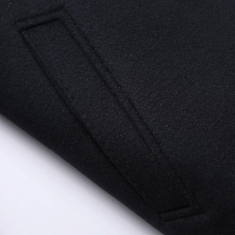 8XL 7XL плюс мужские кашемировые пальто мужчин 100% Шерсть Тренч мужской отложной