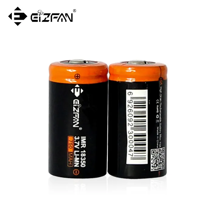 Аккумуляторная батарея EIZFAN IMR 18350 750 мА/ч 15A EFAN для Vaporesso Joyetech ESPION Eleaf iStick Pico Ehpro Prime