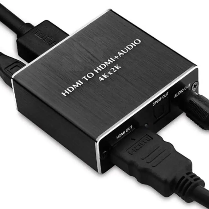 HDMI 4 K x 2 к + аудио 3 5 мм стерео 1 канальный оптический SPDIF преобразователь адаптер