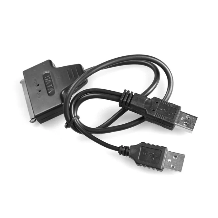 Новый USB 2 0 для SATA 7 + 15 Pin 22Pin Кабель адаптер 5 дюймового жесткого диска SATA| |