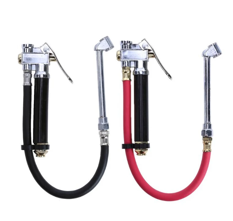 Наполнитель давления в шинах двойной патрон автомобильный манометр Шланг