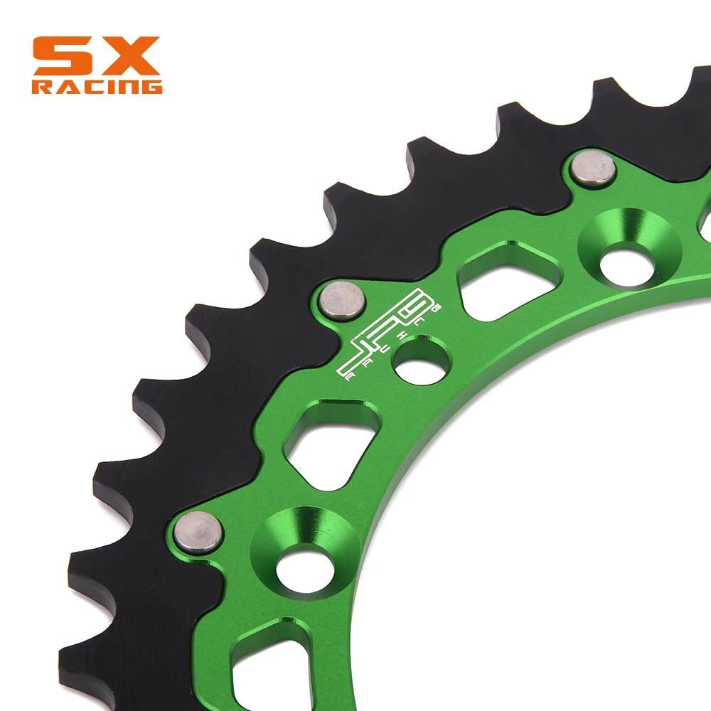 Мотоциклетная Задняя звездочка для KAWASAKI KDX KLX KX 125 200 250 500 650 KDX220R KX250F KX450F 42T 48T 49T 50T
