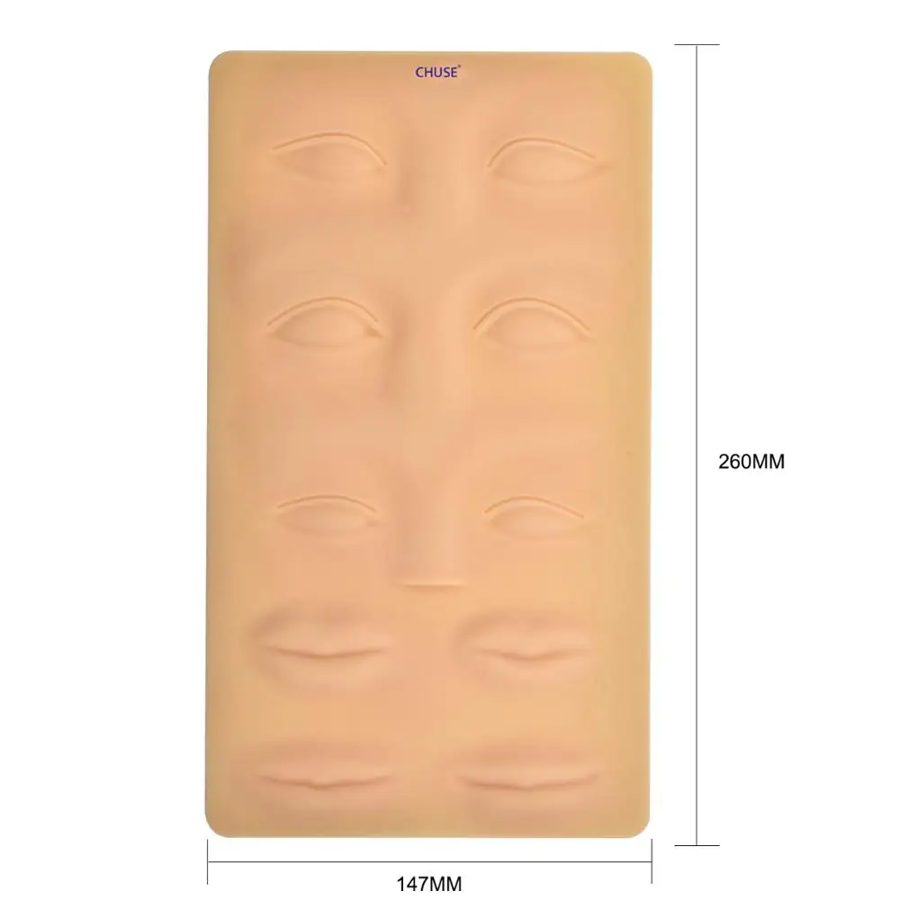CHUSE Microblading Practice Skin 3D Eyebrow+Lips Cosmetic Permanent Makeup Tattoo Training Sheet | Красота и здоровье