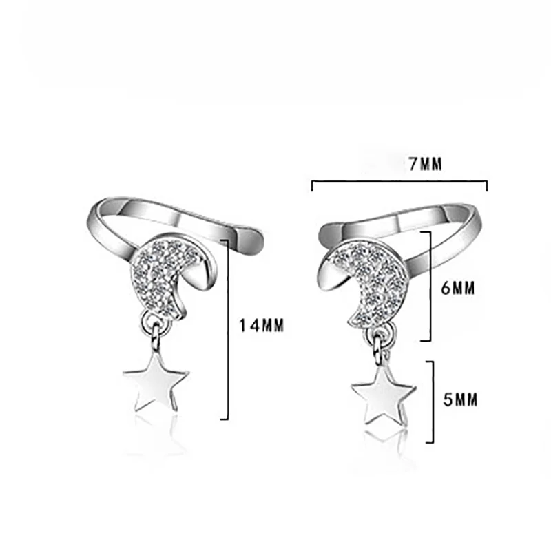 KITEAL 925 Горячая Распродажа Посеребренная женская подвеска Звезда Луна коллан