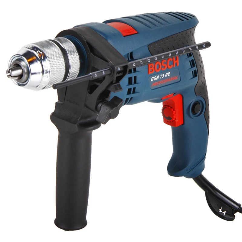 Дрель ударная Bosch GSB 13 RE (БЗП) (Мощность 600 Вт 44800 уд/мин реверс быстрозажимной
