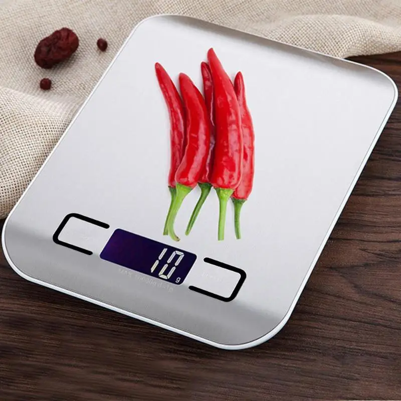 5 кг/1 г электронные цифровые кухонные весы с ЖК дисплеем из нержавеющей стали