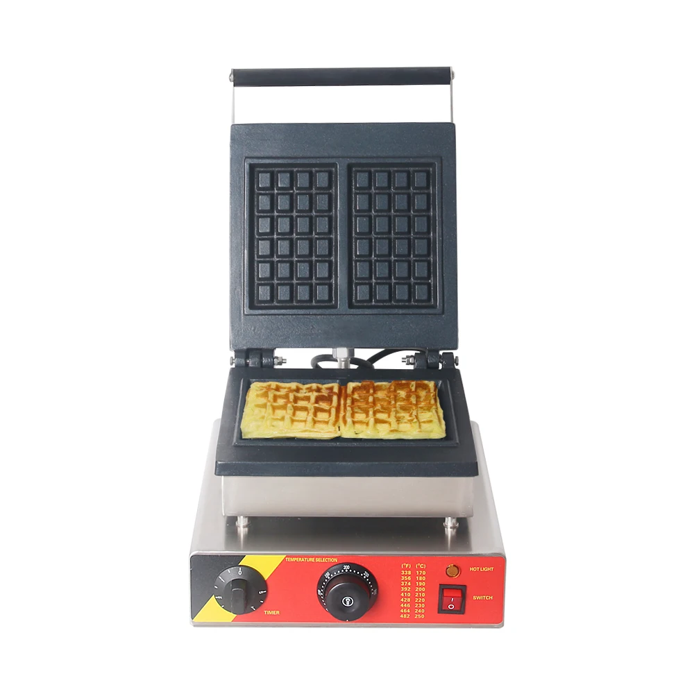 

ITOP Electric Waffle Maker Machine Timer Thermostat Control Bakeware Waffle Machine Sandwich Non-stick Bubble Egg Cake Oven