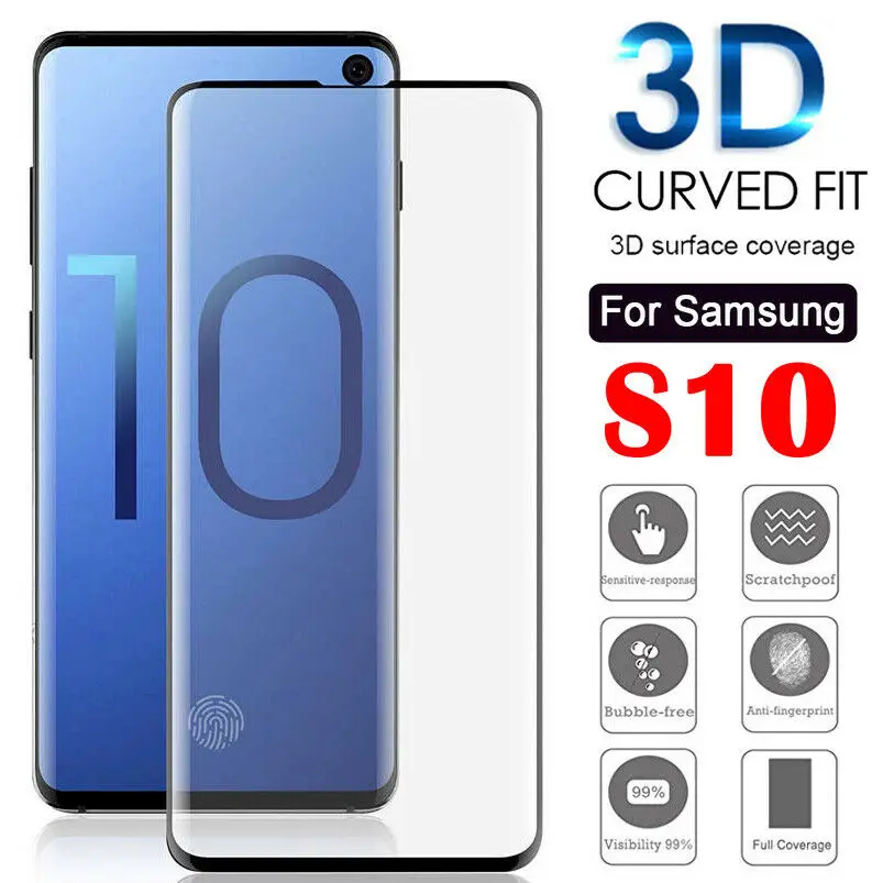 Алессер для Samsung Galaxy S10 S10e Plus закаленная Защитная стеклянная пленка экрана