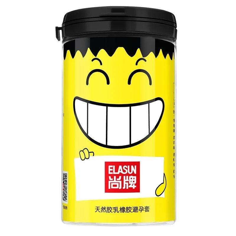 Elasun 5 Types Expression Styles 24 Pieces Ultra-Thin Condoms Cute Yellow Man Fragrance Thailand Natural Rubber Latex | Красота и