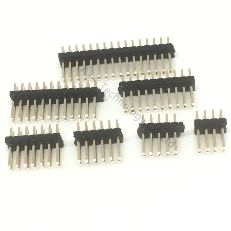 Коннектор для печатной платы двухрядный штырьковый разъем 1 27 мм 2 40P