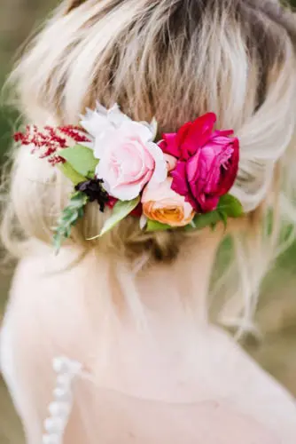 Women Girl Beauty Festive Wedding Nature Boho Flower Hair Garland Crown Headband Floral Wreath Hairband travel Take Photo Prop | Дом и сад