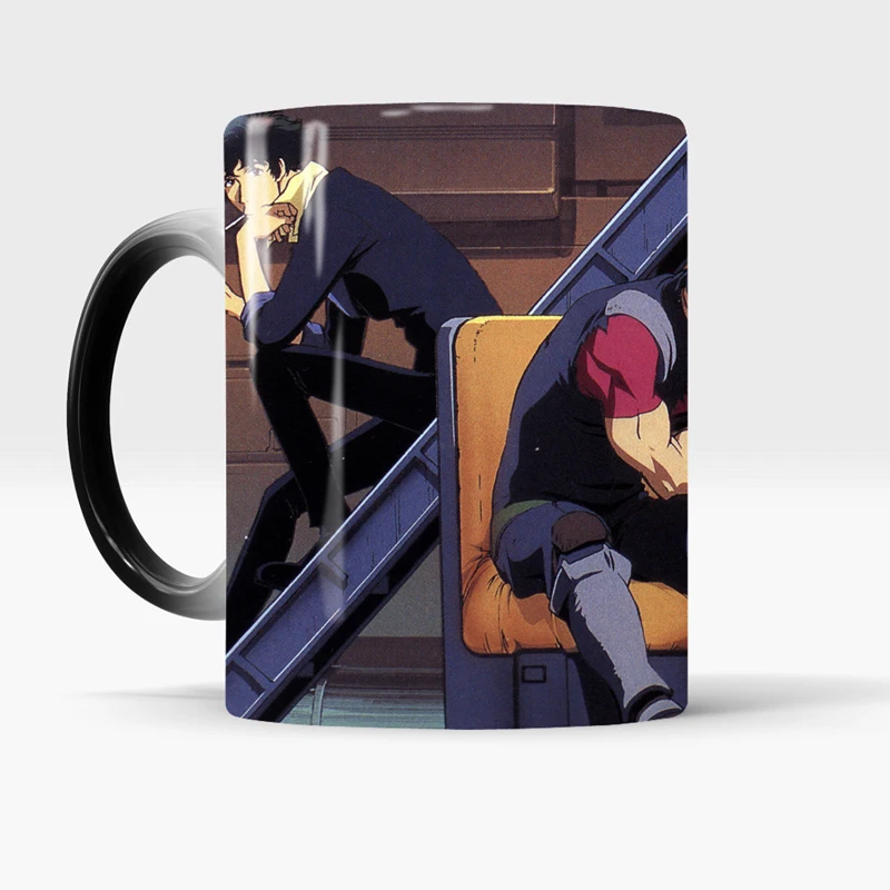 Ковбой Бибоп Цвет меняется кружки Магия теплочувствительная Кофе кружка чашки