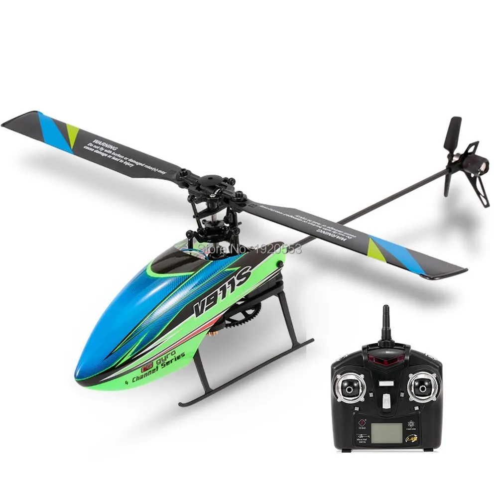 

WLtoys RC Helicopter V911S 4CH Non-aileron RC Helicopters with 6 Axis Gyroscope Training Kids Toys for Children Kids Gift