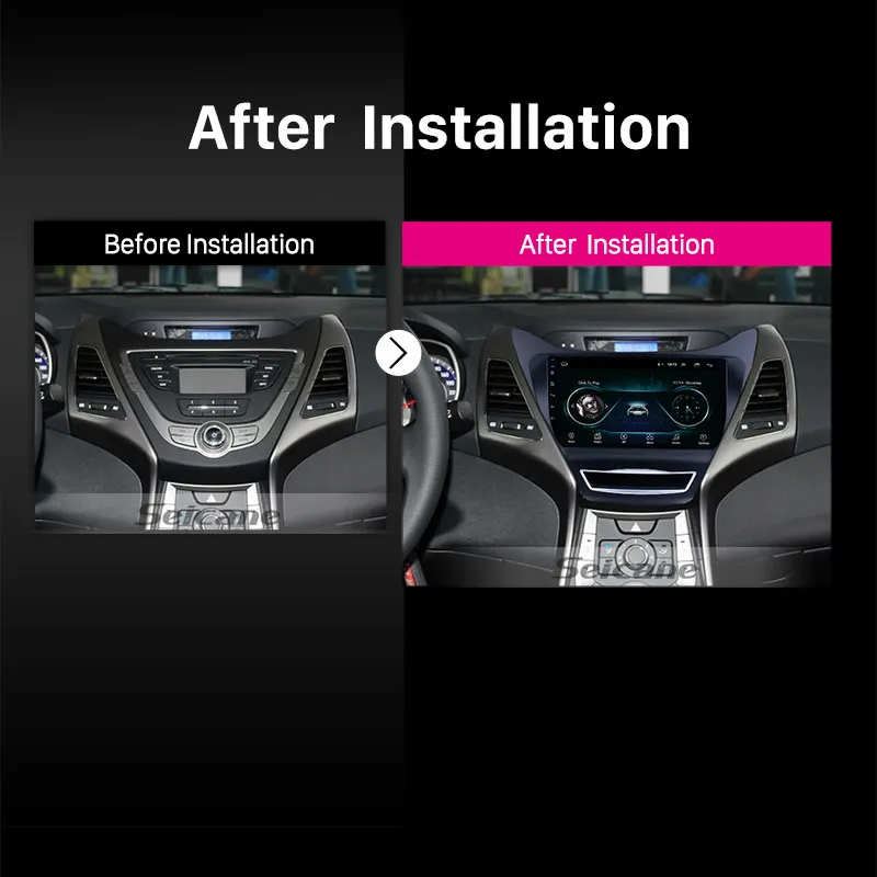 Seicane Android 8 1 для 2012 2014 Hyundai Elantra 9 &quotHD тачскрин Радио Bluetooth GPS навигация Мультимедиа
