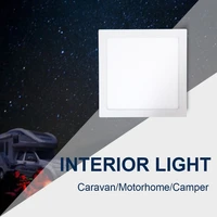 dc12v 24w led interior roof light white 6000k for camper van caravan motorhome transporter