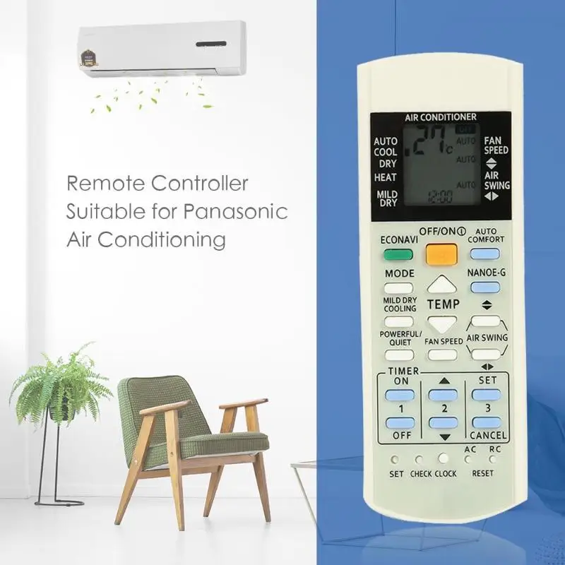 ИК пульт дистанционного управления для кондиционера Panasonic бытовой A75C3208 A75C3706