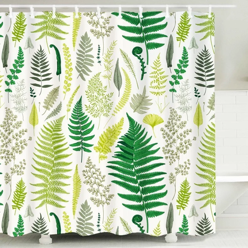 2019 новый лист ванная комната ветер цифровая печать полиэстер Душ