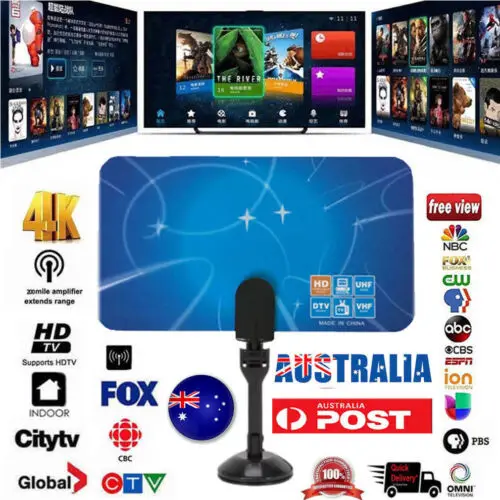 ТВ 200 Миля Диапазон антенны цифровой HD Skylink 4K Крытый HDTV Новый | Электроника