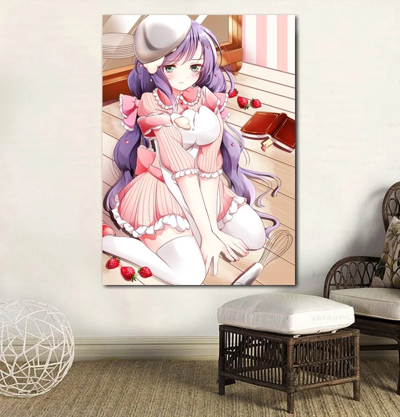 Плакаты из аниме Love Live Nozomi Tojo Toujou художественные плакаты на холсте домашний декор