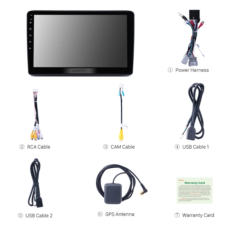Harfey 10 1 &quotавтомобильный аудио GPS для 2014 Honda Vezel XRV Android автомобильный