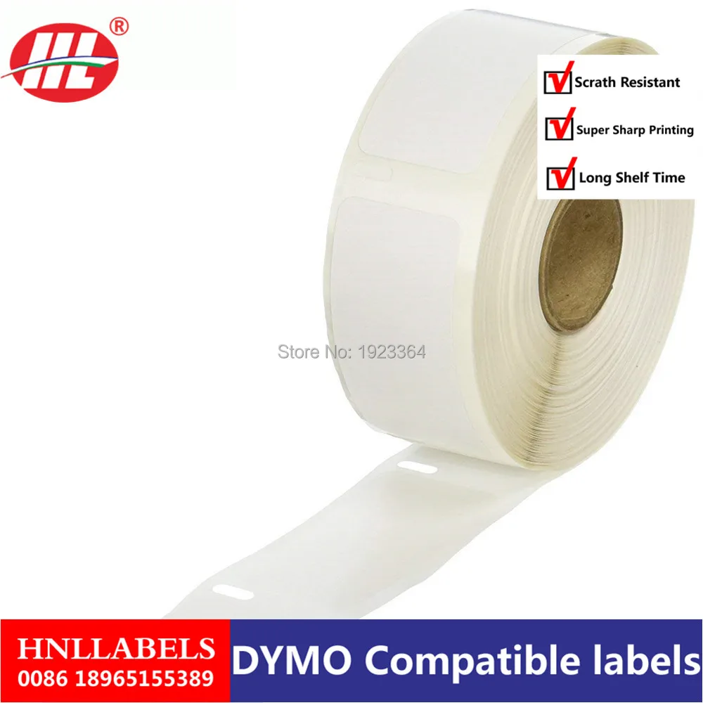 Dymo 30336 Совместимость с DYMO LabelWriters 330 400 450 Twin Turbo Duo 1 &quotx 2 1/8&quot 25 мм * 54 500