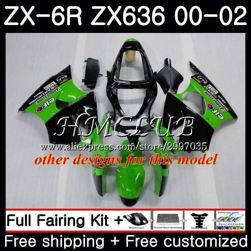 Корпус для KAWASAKI NINJA ZX 6 R ZX636 фабричная красная лампа 2000 2001 2002 57h4. 4 636 6R 600 CC Φ ZX6R 00 01 02