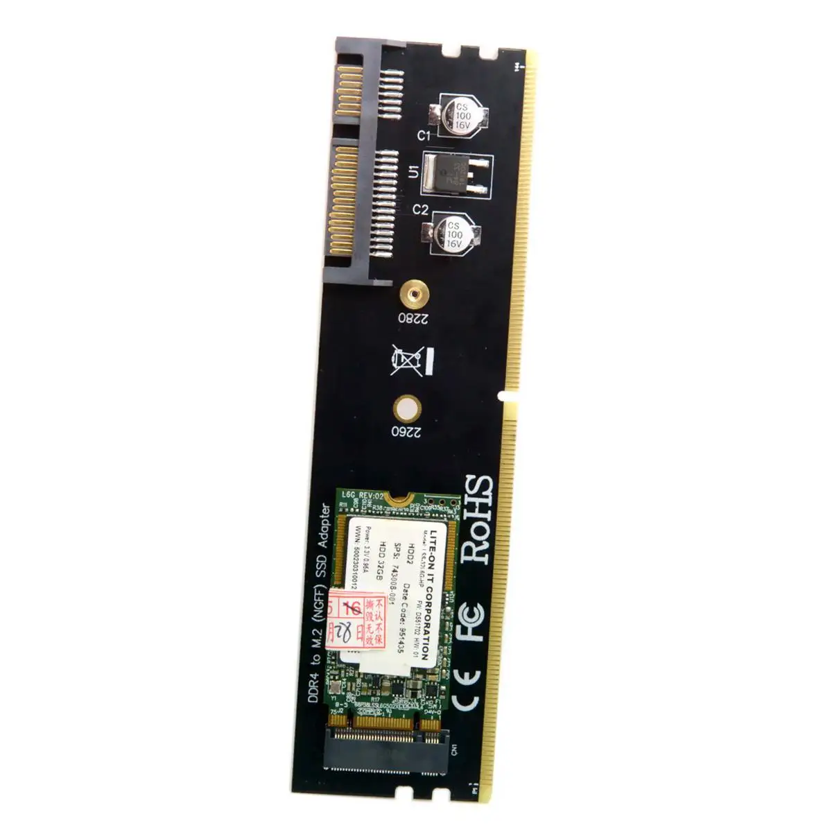 M.2 Ngff B/M-Key Sata Ssd на 22pin жесткий диск Адаптер блока печатных плат с поддержкой