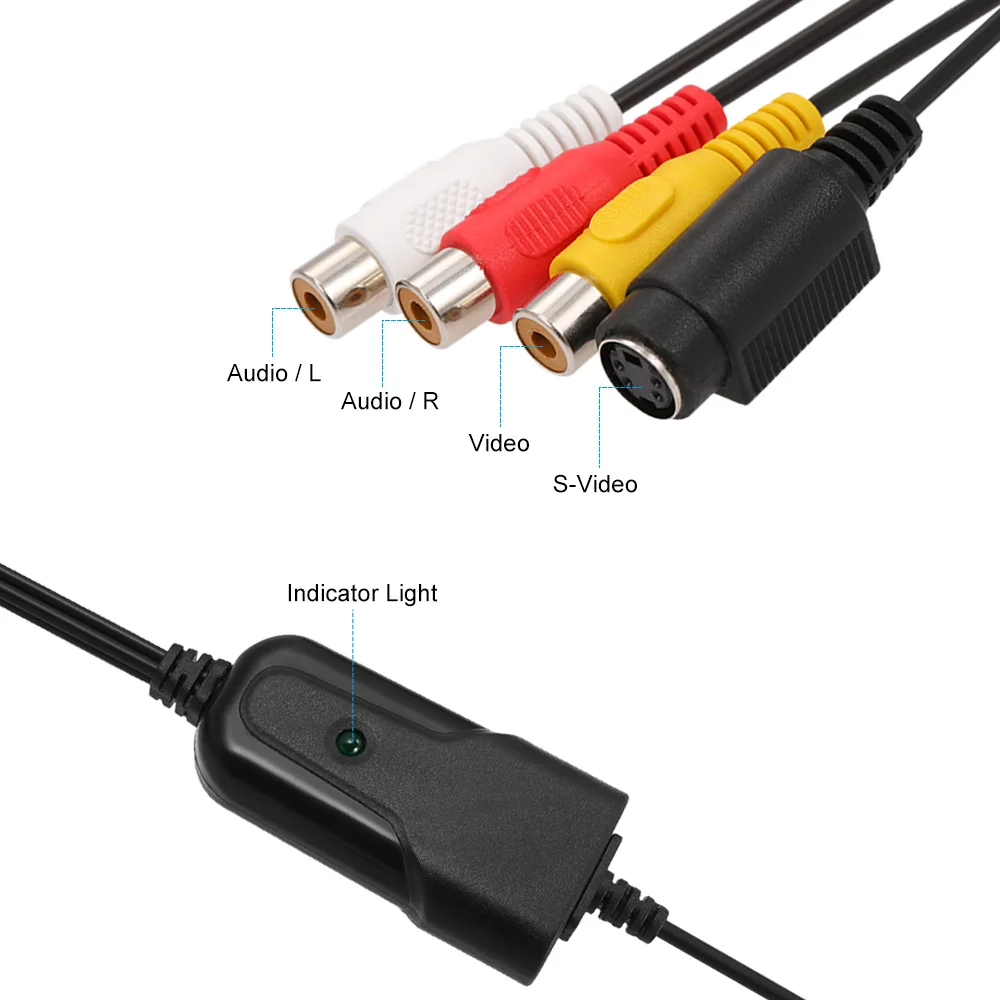 Новинка 2019 портативный Преобразователь USB 2 0 для видеозахвата записывающее