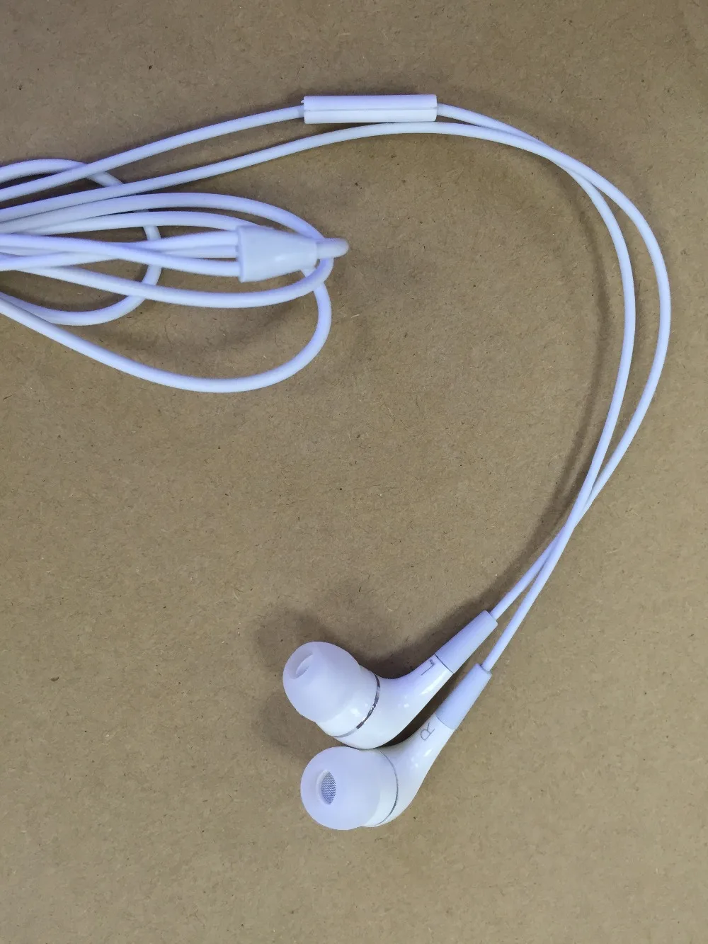 Белый 1 м стерео гарнитура Handfree 3 5 мм наушники пульт + микрофон для Apple iPhone6 6S Plus 5S