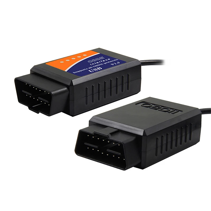 ELM327 USB V1.5 OBD2 Авто сканер неисправностей OBDII компьютерный детектор| |
