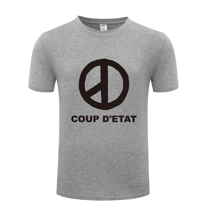 

COUP D'ETAT Bigbang Mens Men T Shirt Tshirt 2018 New Short Sleeve O Neck Cotton Casual T-shirt Top Tee