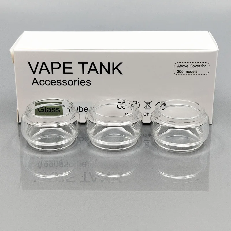 

High Quality 3pcs Glass Tube For Horizon Falcon5ml 7ml Atomizer Tank Fast Shipping