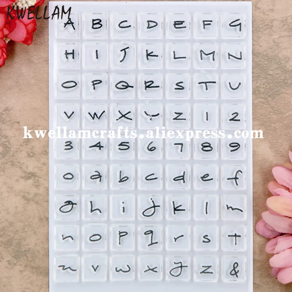 ABC букв английского алфавита цифры для скрапбукинга &quotсделай сам&quot