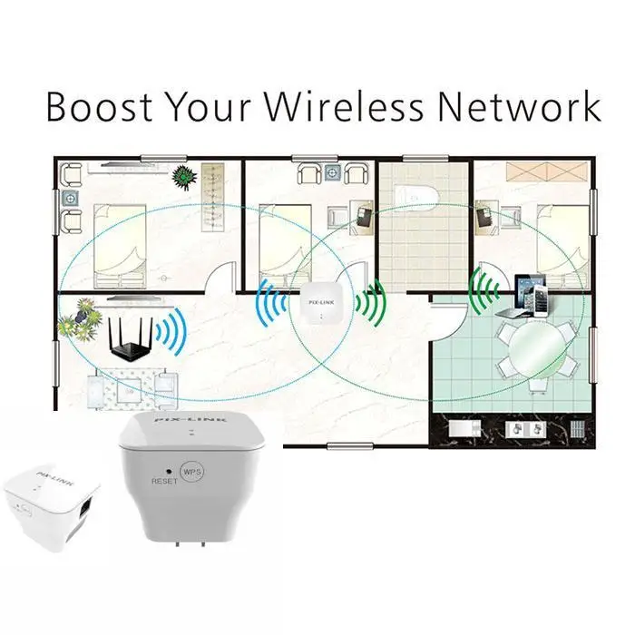 300 м Беспроводной ретранслятор/маршрутизатор/AP Range удлинитель сигнала WIFI