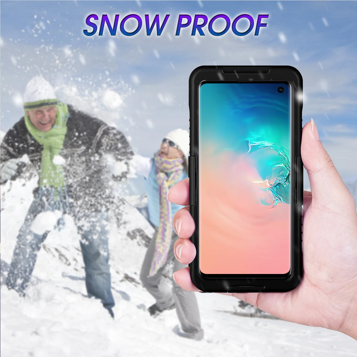 For Samsung Galaxy S10 Plus S10E Case Waterproof IP68 360 Degree Protection Silicone Armor Shockproof Cover | Мобильные телефоны и