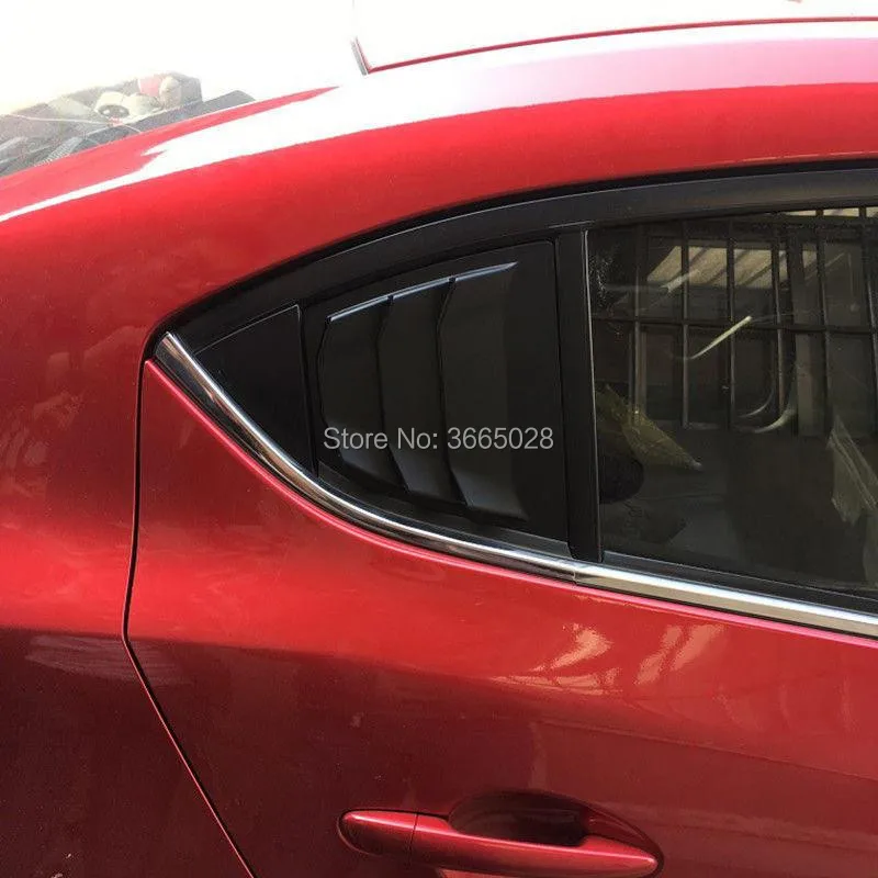Новые автомобильные аксессуары черные боковые жалюзи для заднего стекла обшивка