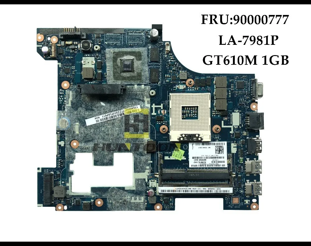 Оригинальная материнская плата FRU:90000777 для ноутбука Lenovo Ideapad G580 QIWG5 G6 G9 HM76 PGA989 DDR3