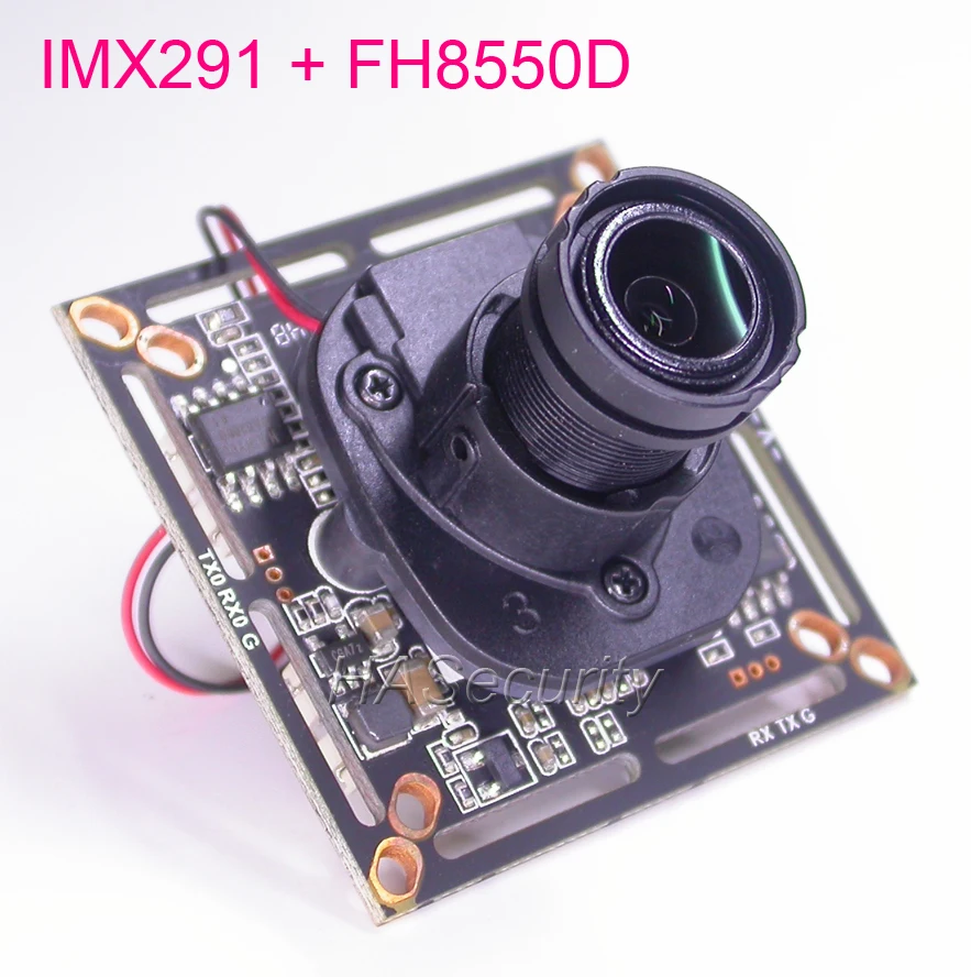 AHD-H / CVBS 1/2.8&quot Sony STARVIS CMOS IMX291 + FH8550D CCTV camera PCB board module +OSD cable +IRC +M12 LENs (UTC) | Безопасность и