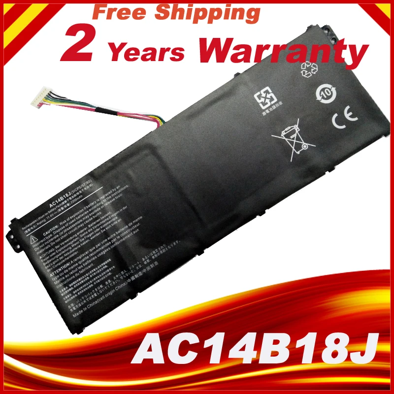 Оригинальный ноутбук Батарея AC14B18J для ACER Aspire E3 111 E5 731 771G ES1 511 711 R13 R3 131T R5 471T R7