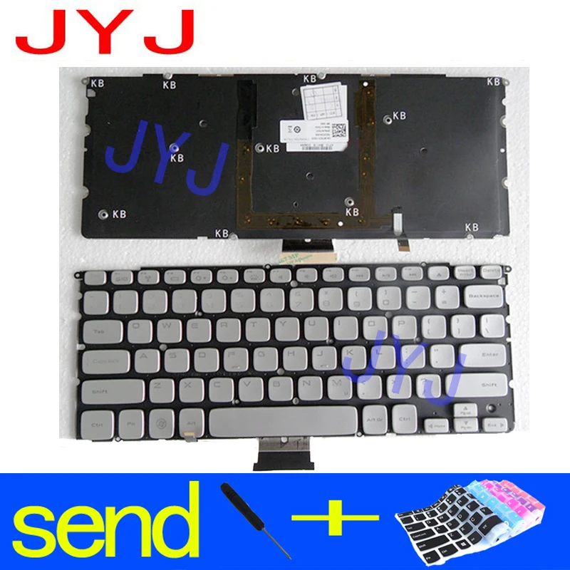Новая клавиатура для ноутбука DELL XPS 15Z 14Z L412z L511Z отправить прозрачную защитную