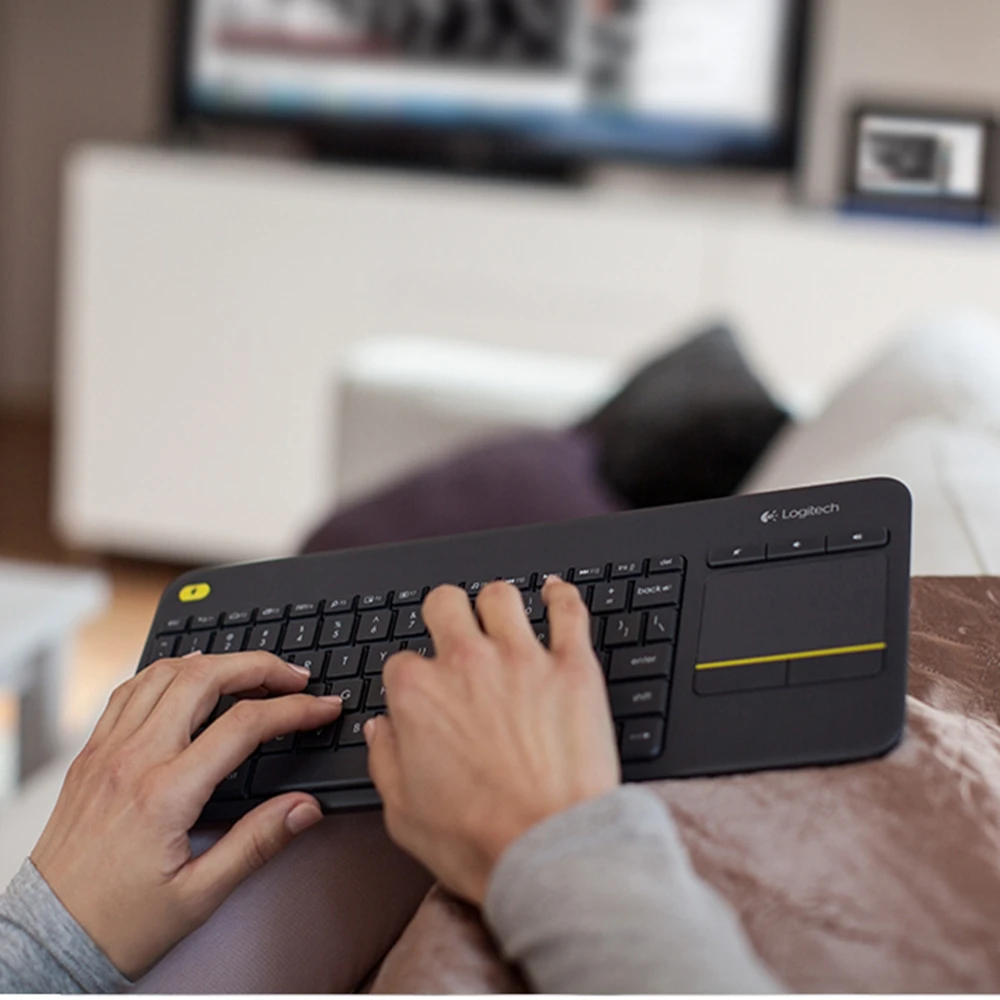 Logitech K400 игровой ноутбук ПК геймер оригинальная эргономичная Сенсорная панель