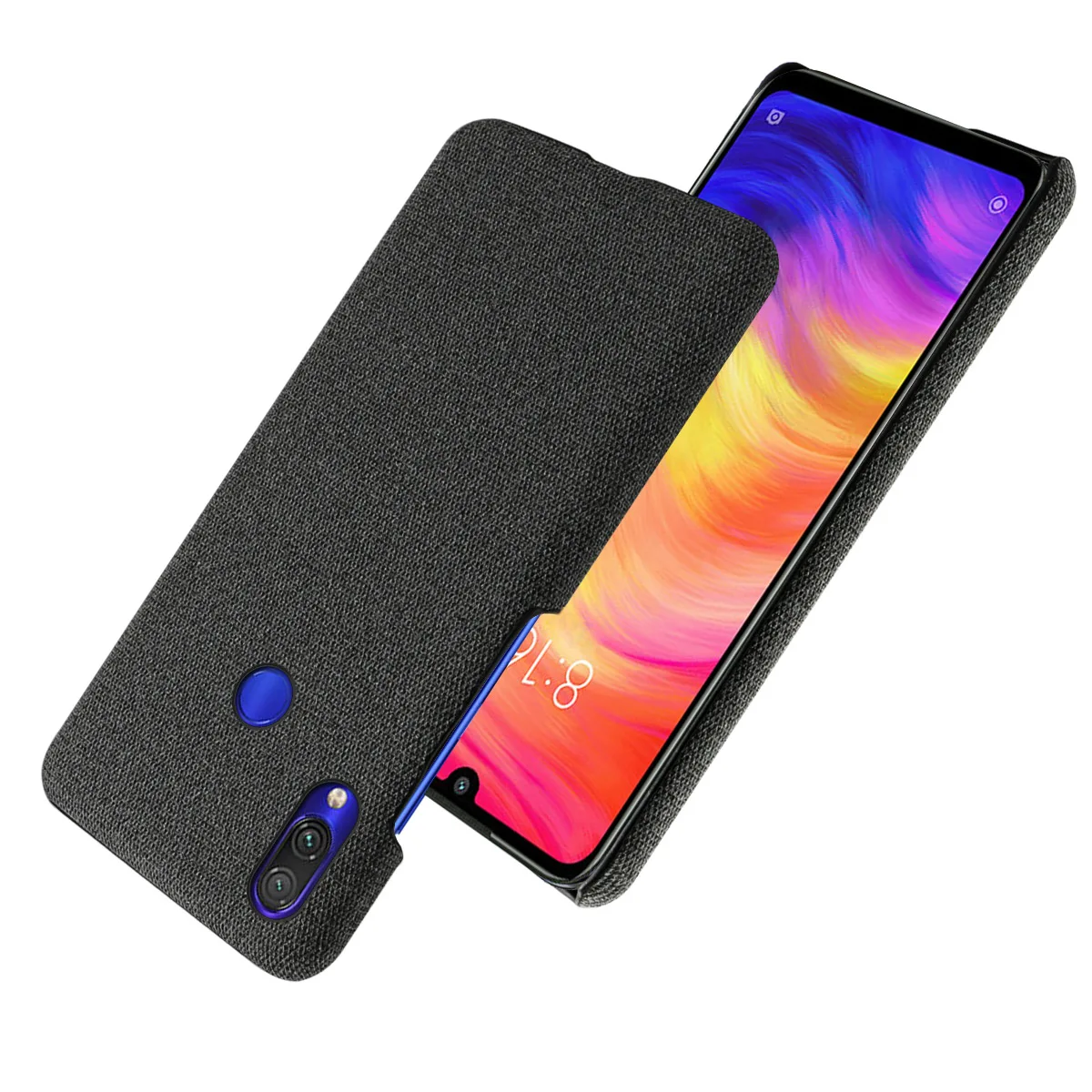 Чехол CASEWIN для Xiaomi Redmi Note 7 Pro тонкий тканевый жесткий чехол телефона с защитой от