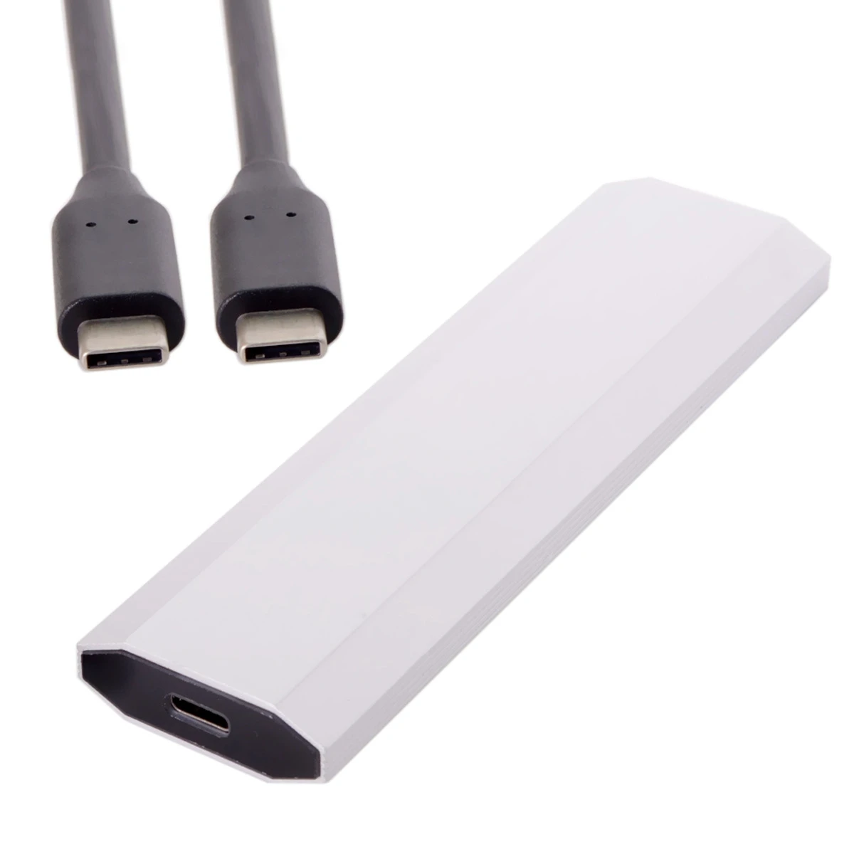 Nvme Pcie M.2 Ssd для Usb 3 1 type C Gen2 корпус Elecgear 10 Гбит/с внешний алюминиевый охлаждающий