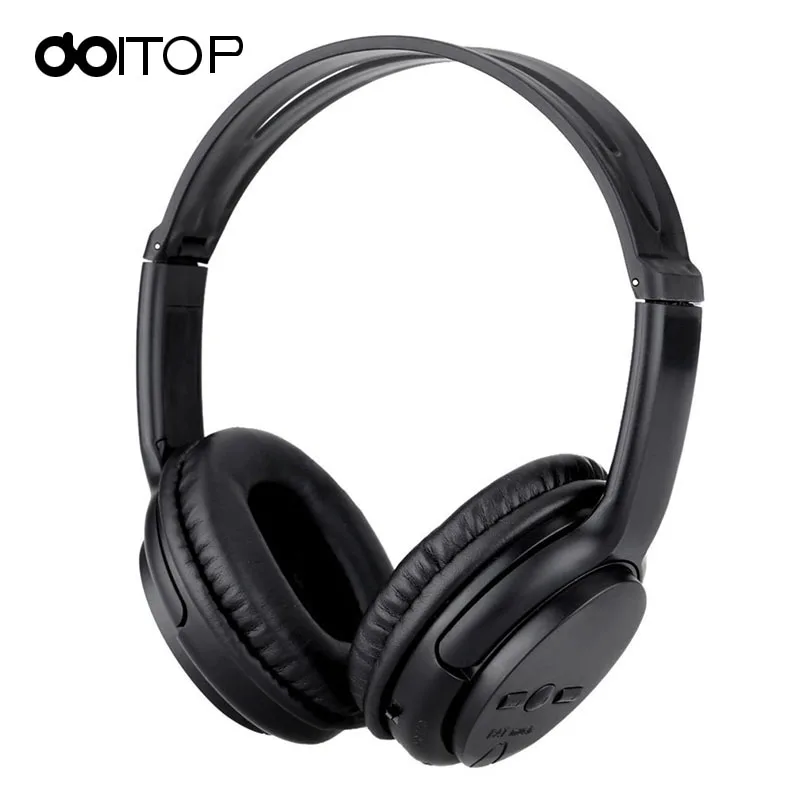 DOITOP Беспроводная Bluetooth гарнитура со стереонаушниками складные спортивные музыкальные наушники Поддержка TF карты для смартфонов и компьютера
