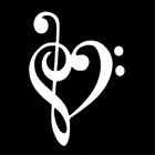 Сердце Музыка любовь Авто Грузовик Наклейка мотоцикл ноутбук виниловая наклейка многоцветная виниловая графическая Наклейка