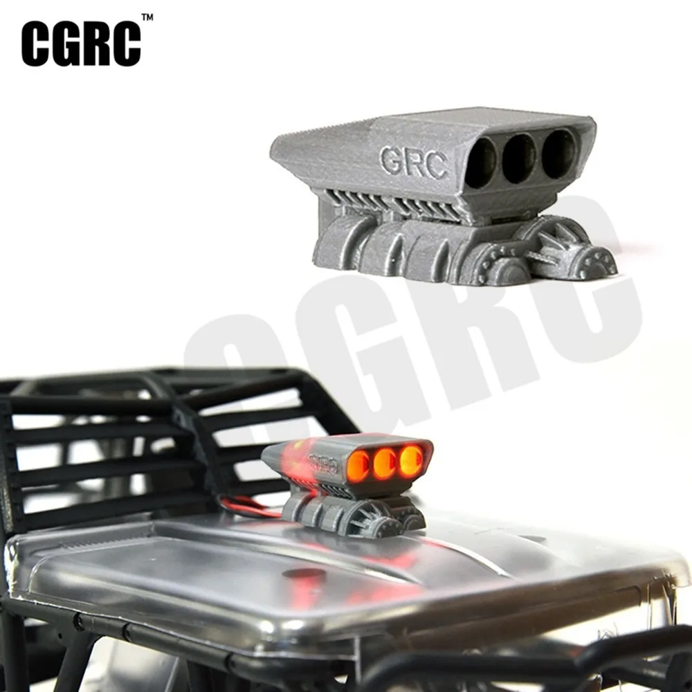 

3D Printing Engine Boost Supercharger Model Decoration For 1/10 1/8 RC Crawler Car TRX4 RC4WD D90 D110 Axial Scx10 Wraith 90046