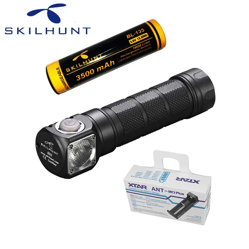 Светодиодный налобный фонарь Skilhunt H03 CREE XML 2 U4 светодиодный 1200 лм для охоты рыбалки