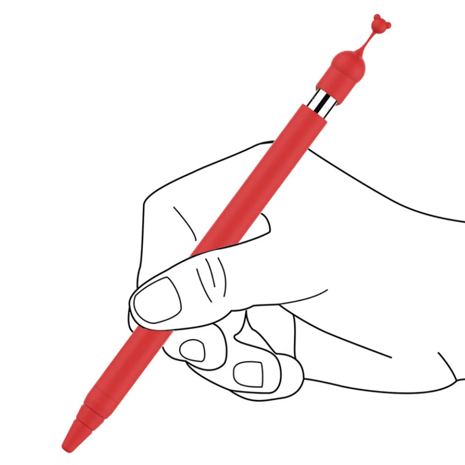 Силиконовый защитный чехол держатель с защитой от потери для Apple Pencil iPad ручка 1nd