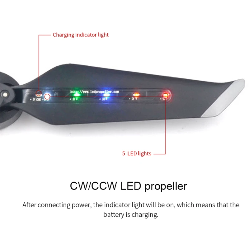 STARTRC для DJI Mavic 2 pro Flash LED пропеллеры с низким уровнем шума быстросъемные pro/zoom drone USB